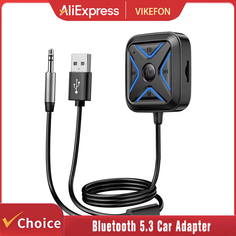Bluetooth Adapter Receiver - Adaptateur Bluetooth 5.3 universel pour voiture,