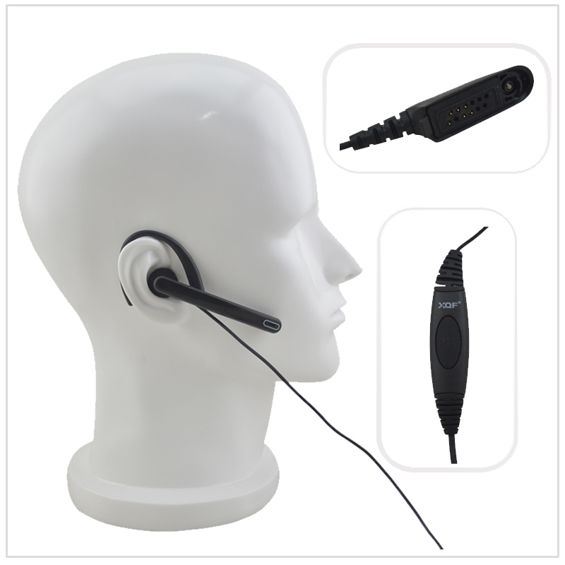 Wired Earphone Mic - Oreillettes Radio à fil unique pour