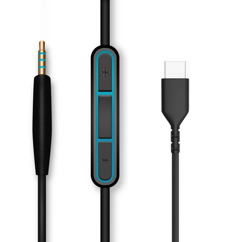Wired Earphone Mic - Câble USB C vers 2,5 mm