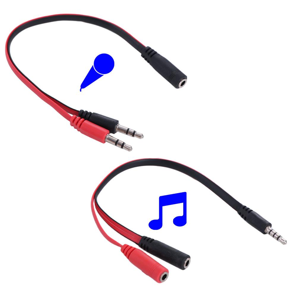 Earphone Splitter Jack - Câble répartiteur audio 1 mâle vers