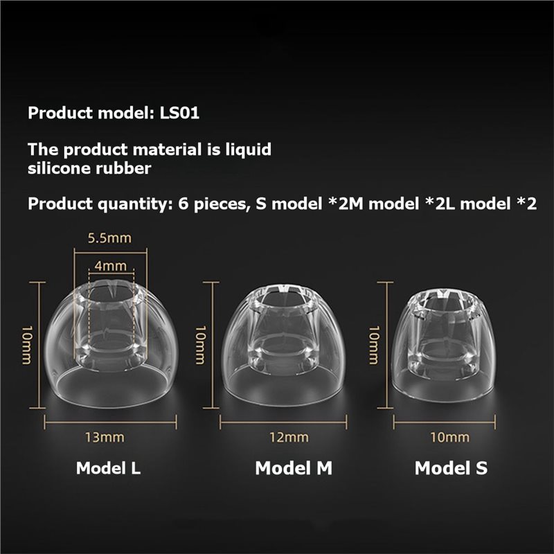 Embouts d'écouteurs en silicon - Silicone Ear Tip Replacement avis et prix