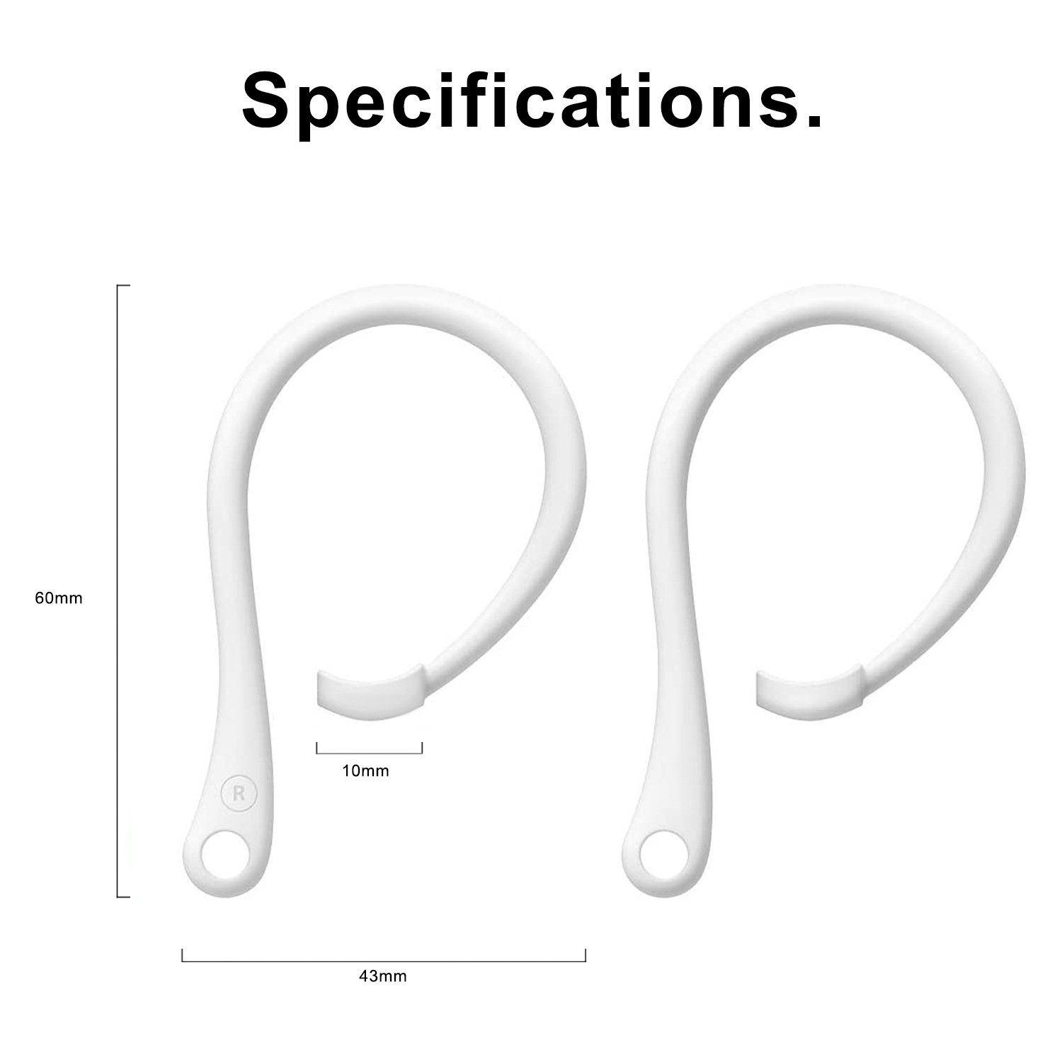 1 paires de crochets d'oreille - Sports Earphone Hook avis et prix