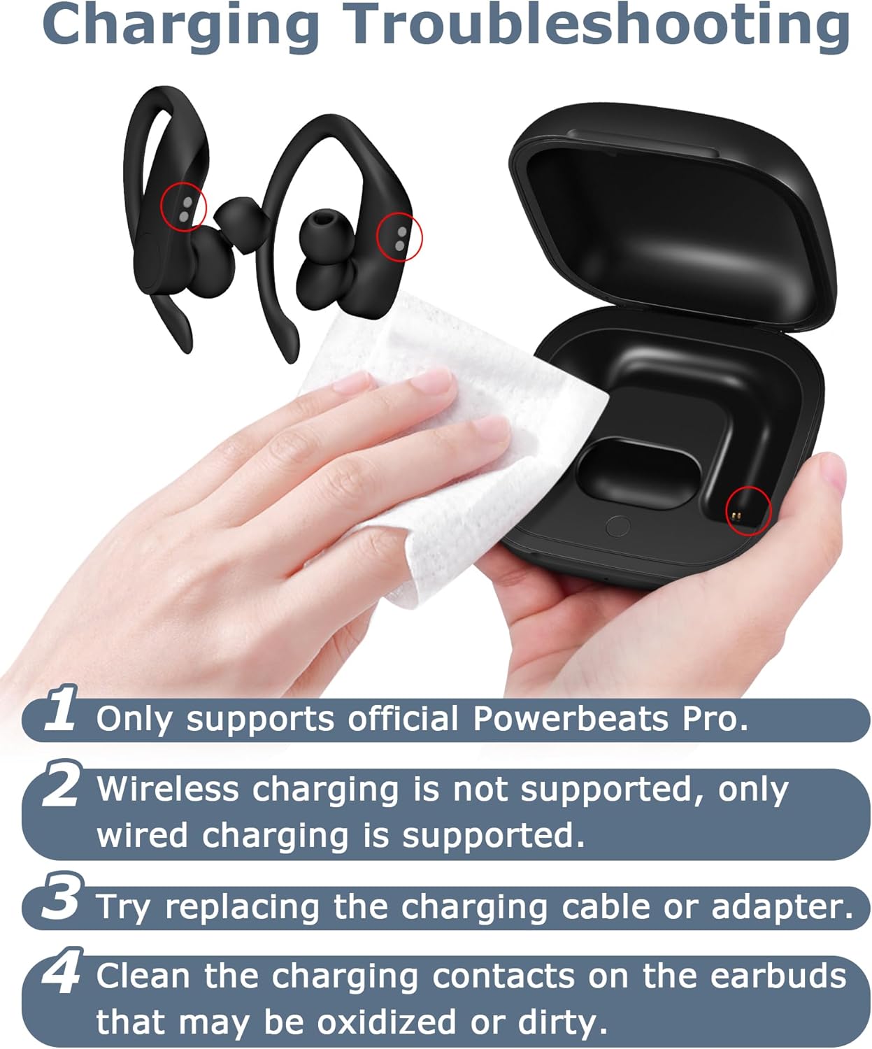 Étui de chargement de remplace - Earbuds Charging Case avis et prix