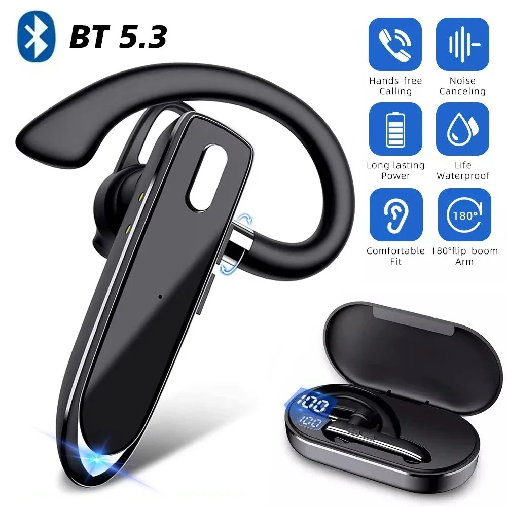 Casque Bluetooth sans fil avec - Bluetooth Headset On Ear avis et prix
