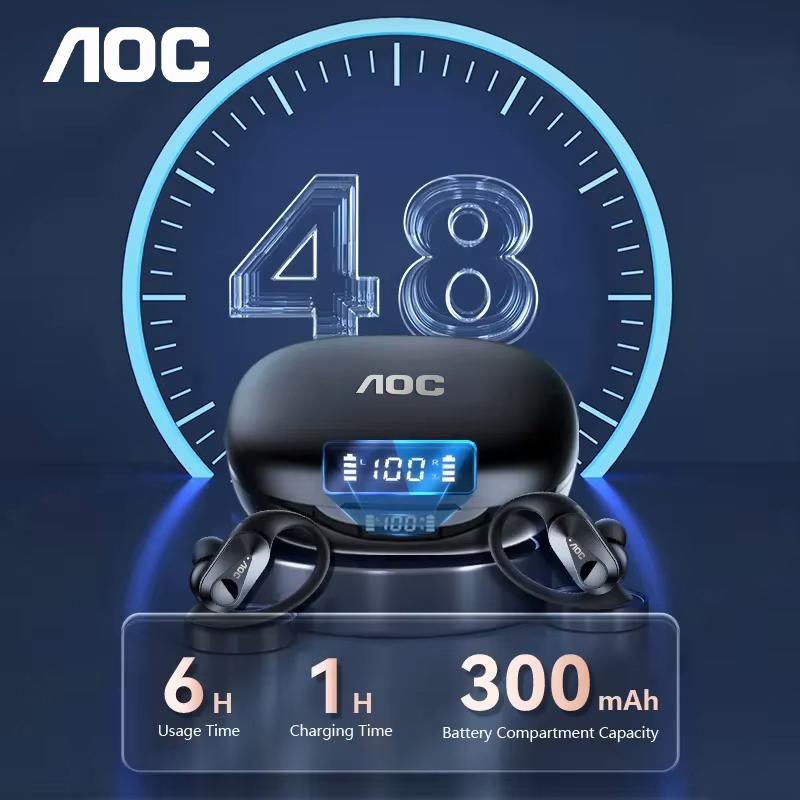 Casque de sport sans fil AOC B - Usb C Earphone avis et prix