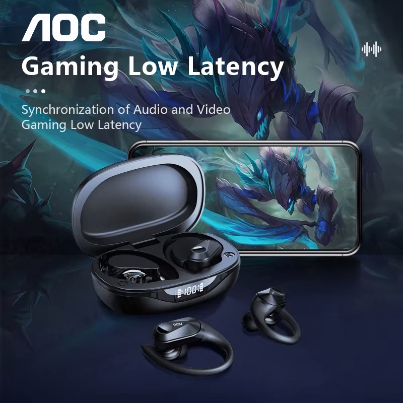 Casque de sport sans fil AOC B - Usb C Earphone avis et prix