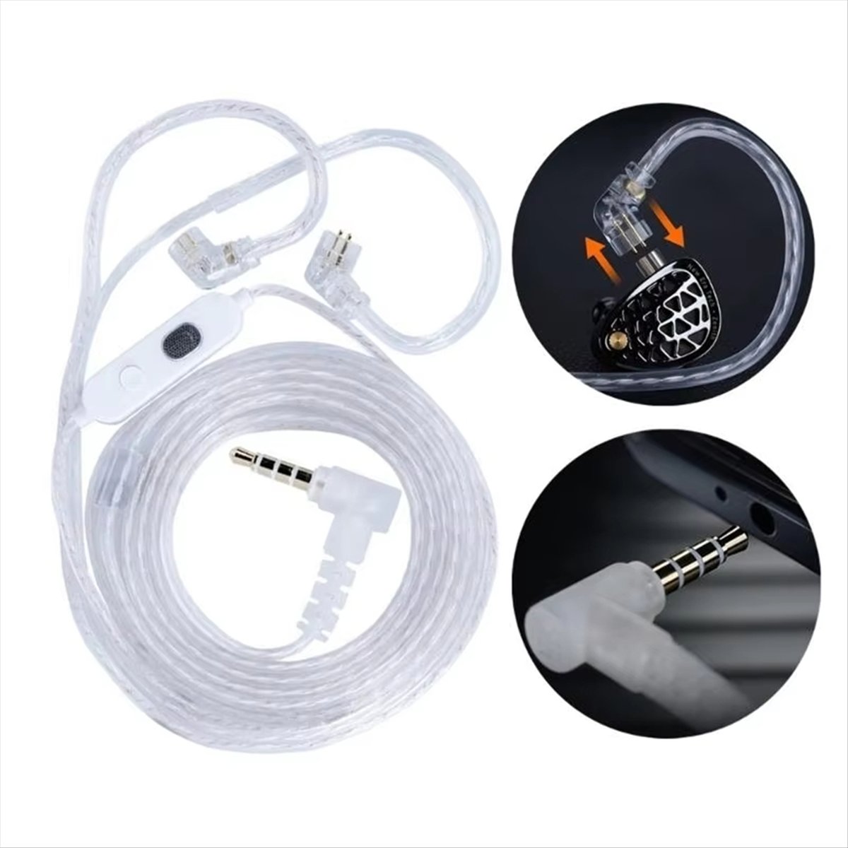 Câble pour casque ABAN M2 avec - Wired Earphone Mic avis et prix