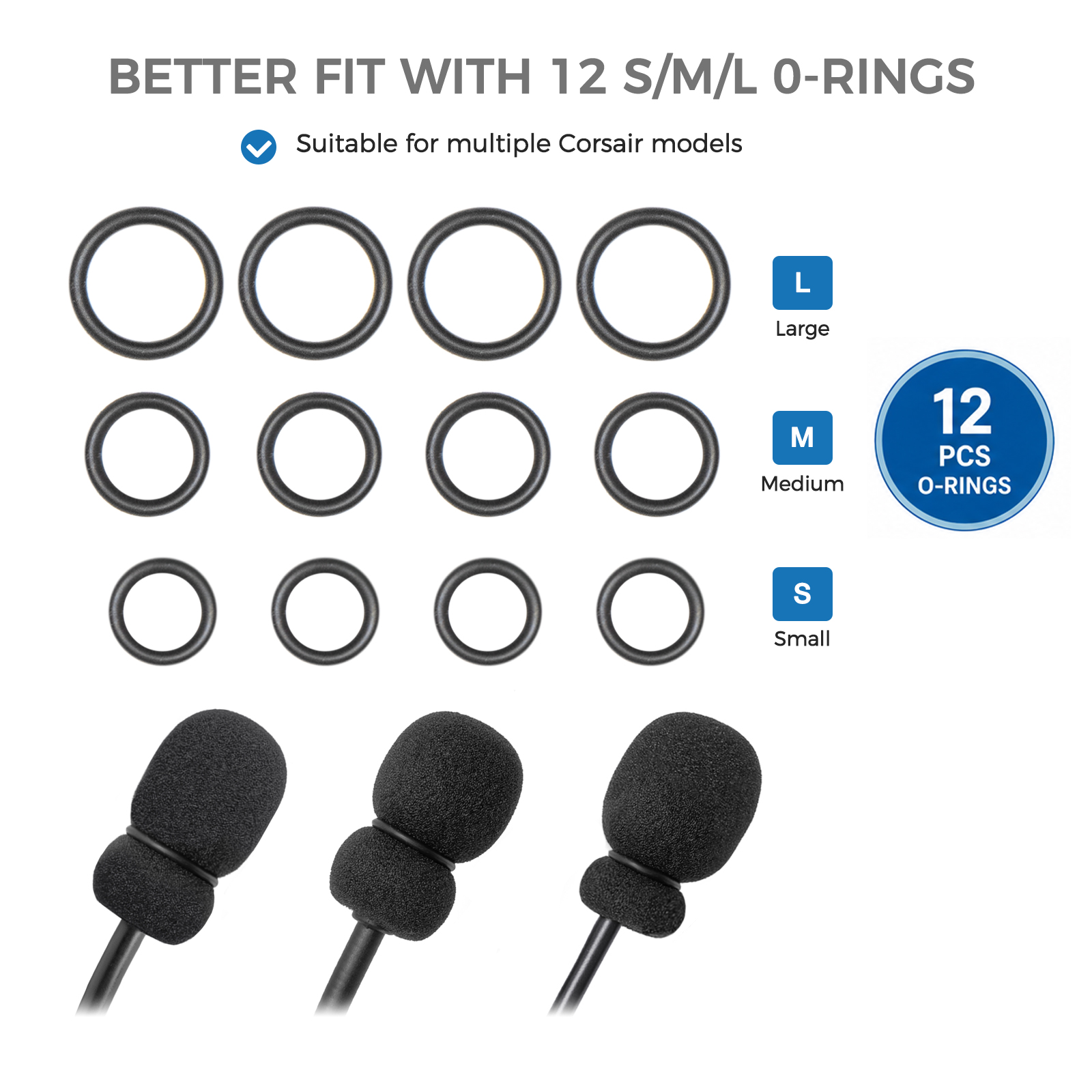 4 housses en mousse pour micro - Gaming Headset Rgb avis et prix