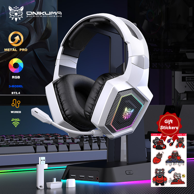 ONIKUMA 2.4 GHz casque de jeu  - Gaming Headset Rgb avis et prix