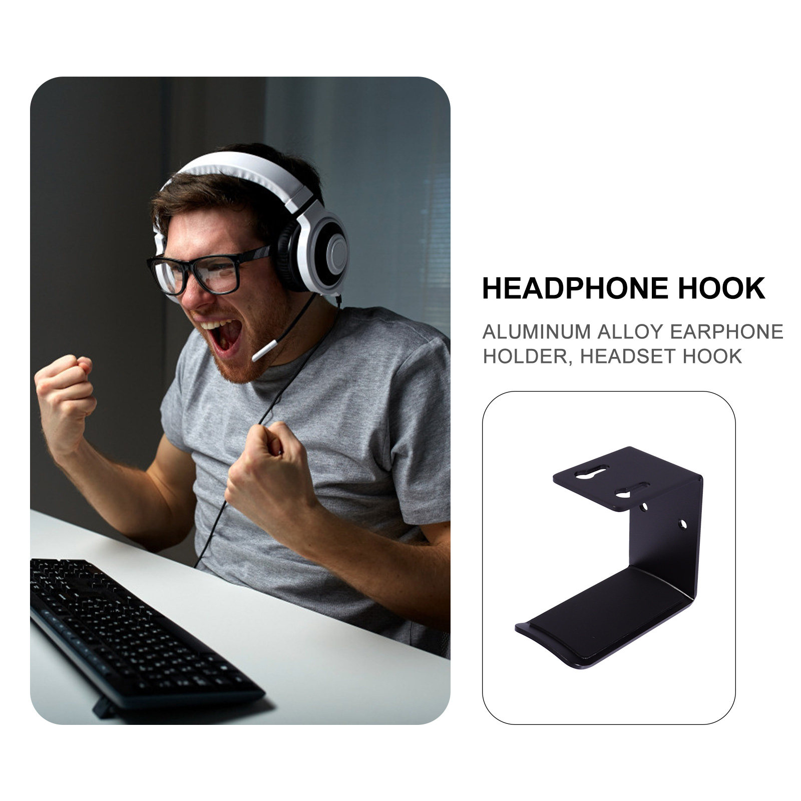 Support de casque universel en - Headphone Stand Desk avis et prix